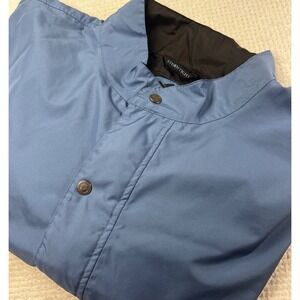 Sun Mountain Golf Pullover Short Sleeve Windbreaker‎ Jacket Lightweight Blue
